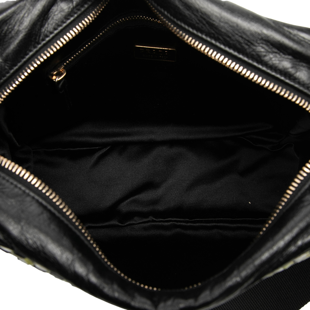 Pre-Loved Prada Leather Perspective Cubes Shoulder Bag - Picture 4 of 6